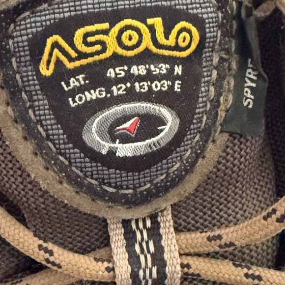 Asolo Mens Size 10.5 Brown SPYRE GV Gore Tex Vibram Sole Waterproof Hiking Boots main image 16